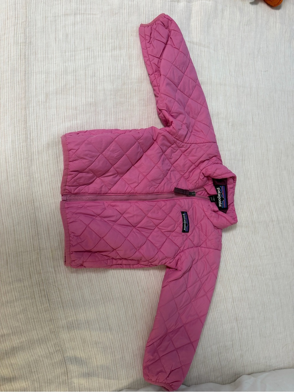 Patagonia Girls size 12-18 month Nano puff Pink Jacket